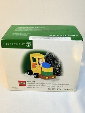 Dept 56 North Pole Series - LEGO Brick Lift #56809